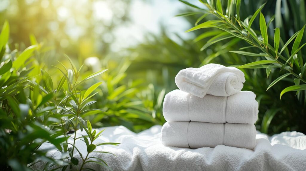 laundry towels nature